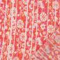 Preview: Viskose Crepe - pink-orange-weiß